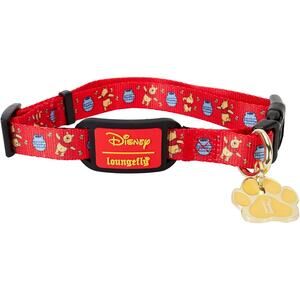 Loungefly Winnie the Pooh Officially Licensed  Dog Collar Large (18-29"neck) NWT